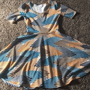 Cute Lularoe printed dress